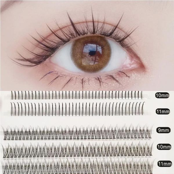 false eyelashes 9mm 10mm 11mm handmade mink hair reusable 3d self-adhesive eyelash set waterproof eye lashes makeup
